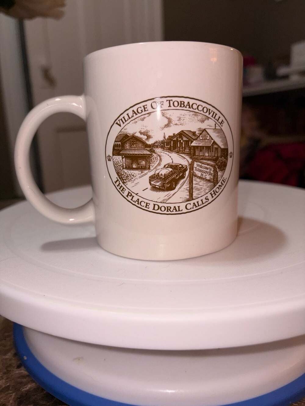 Vintage Village of Tobaccoville The Place Doral Calls Home Coffee Mug